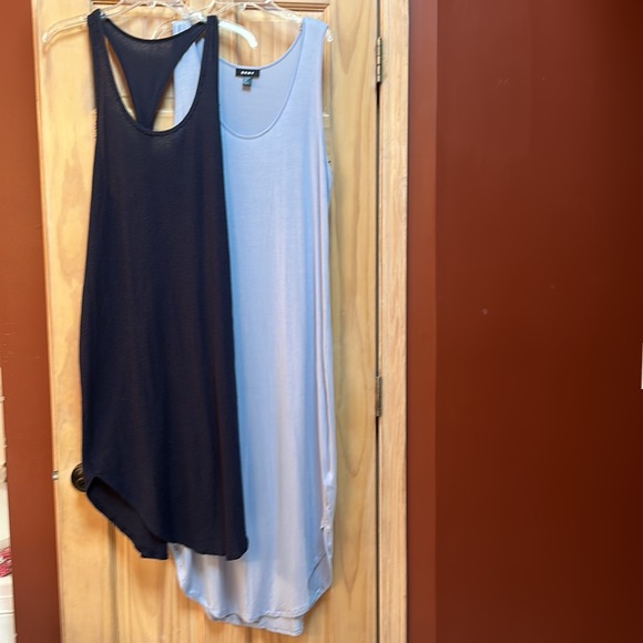 DKNY 2 layer summer maxi dress.  Size L - Picture 5 of 5